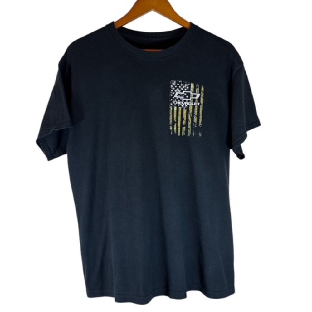 GM Chevrolet American Tradition‎ Realtree Black Camo Large T-Shirt